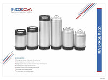 Load image into Gallery viewer, 9.5L Ball Lock Keg – double handle & rubber foot